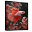 Monochromes rouges et gris - aquariums, reproduction d'art mural-270166165-508936182