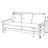 Pendleton Wood Frame Studio Sofa-1813287921