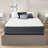 Grimes 9" Hybrid Mattress Medium Firm for Cool Sleep. Back Pain and Pressure Relief, Black-1912150574-1965356215