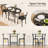 2-Person Dining Set with Storage Shelf, Space-Saving Table & Chairs for Small Spaces-1813220870