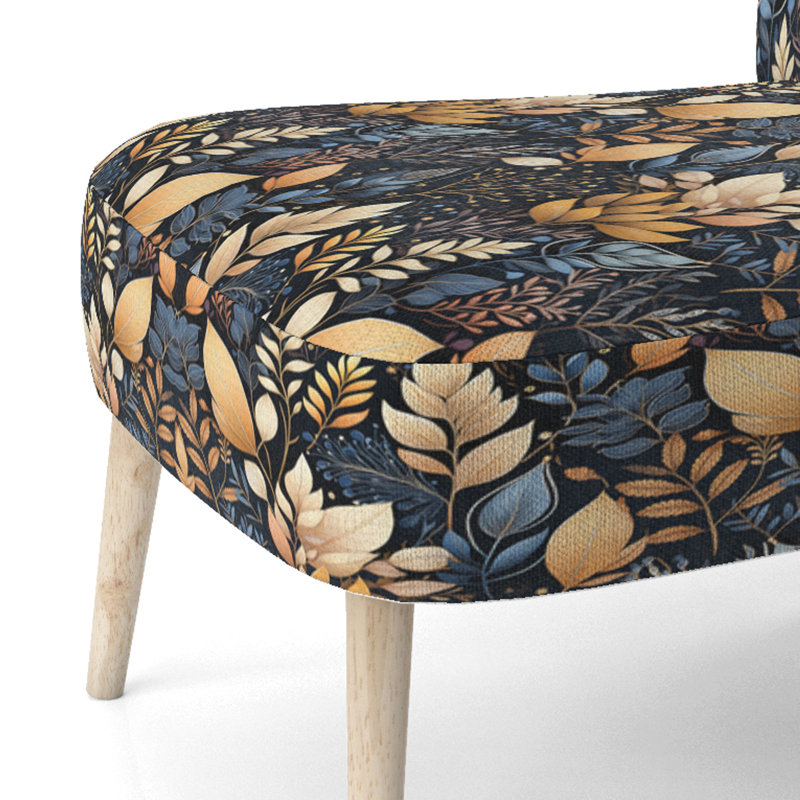 Chaise d'appoint rembourrée bohème Earthy Tones Natures