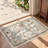 Eden Floral Rug Soft Vintage Fall Decor Washable Non-slip Distressed Orange-675924032-675924060