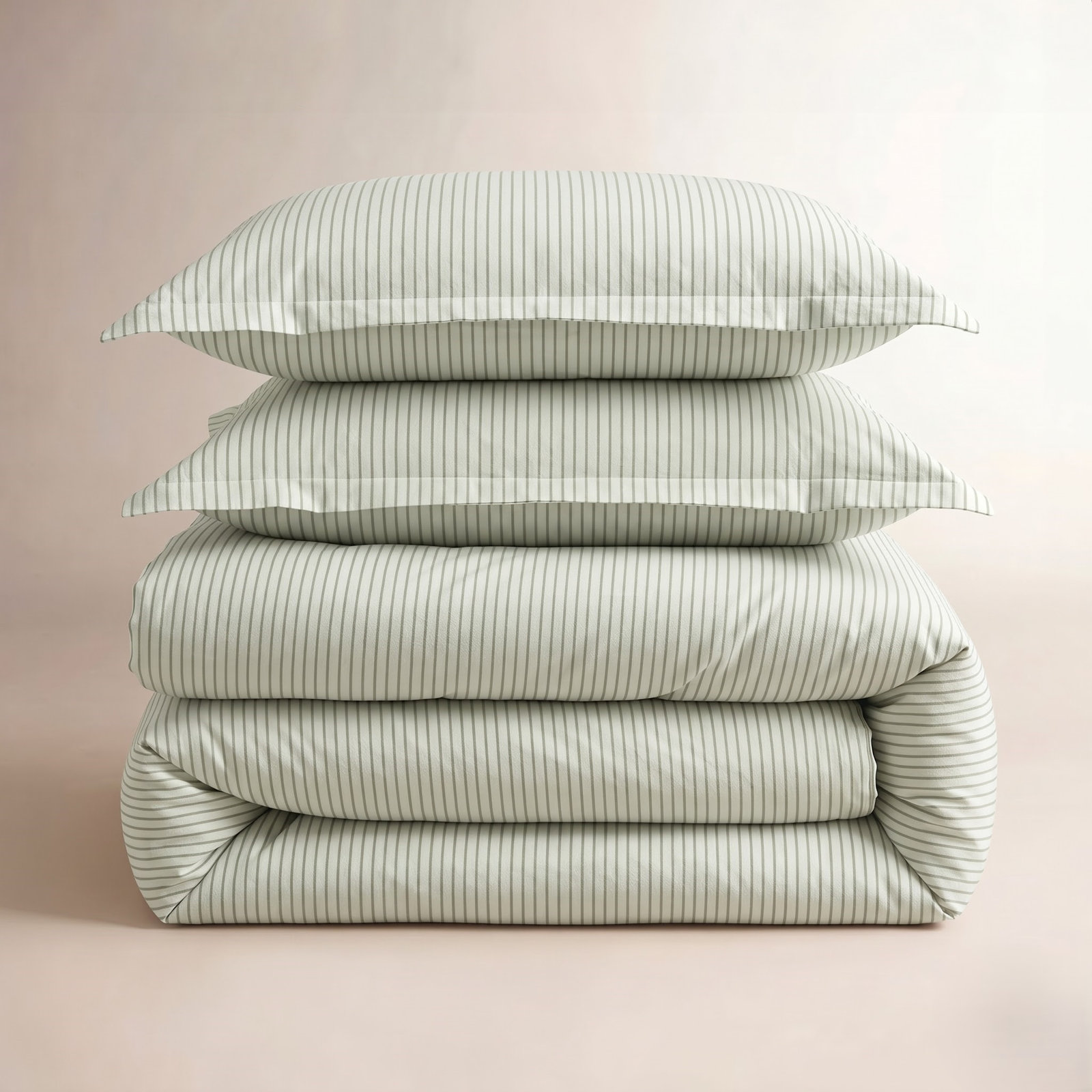 Allyssa Cotton Duvet Cover, Twin Duvet Cover + 2 Shams, Tan