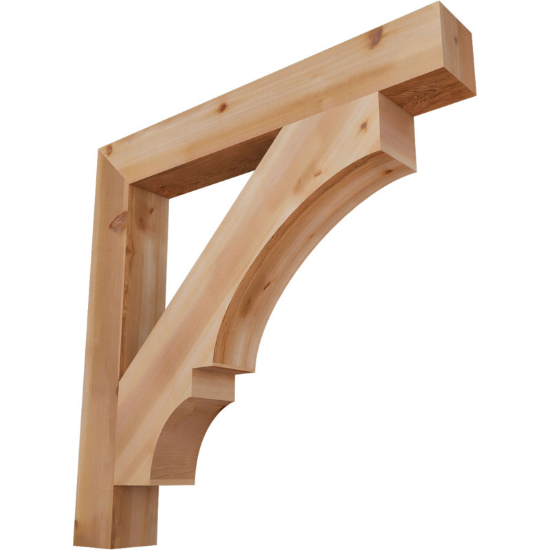 Support l 5 5 po x P 44 po x H 44 po, cèdre rouge occidental, Cèdre rouge de l'Ouest lisse, L 5 1/2 po x P 44 po x H 44 po