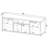 Geordin 4-Door Engineered Wood 60" TV Stand Mango