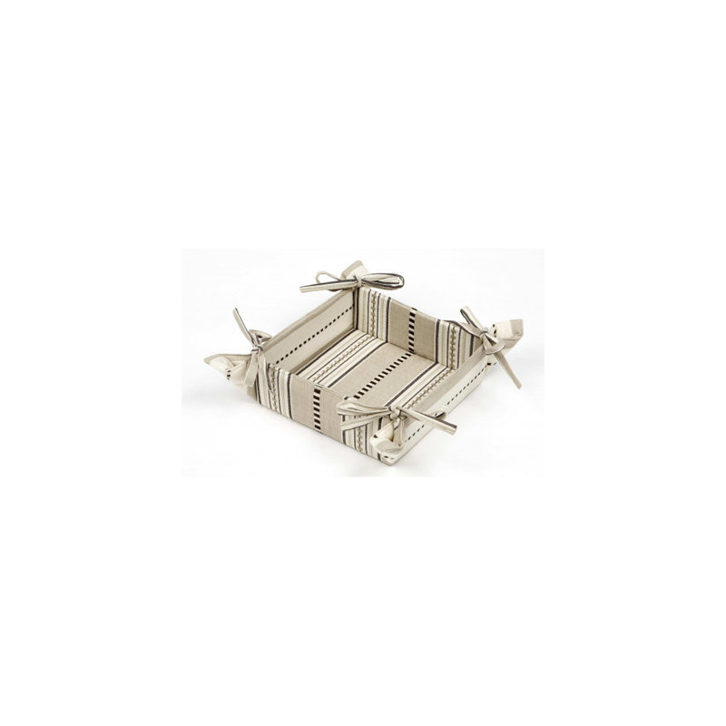 Winston Porter Catumba Bread Basket, 4" H x 5.5" W x 5.5" D