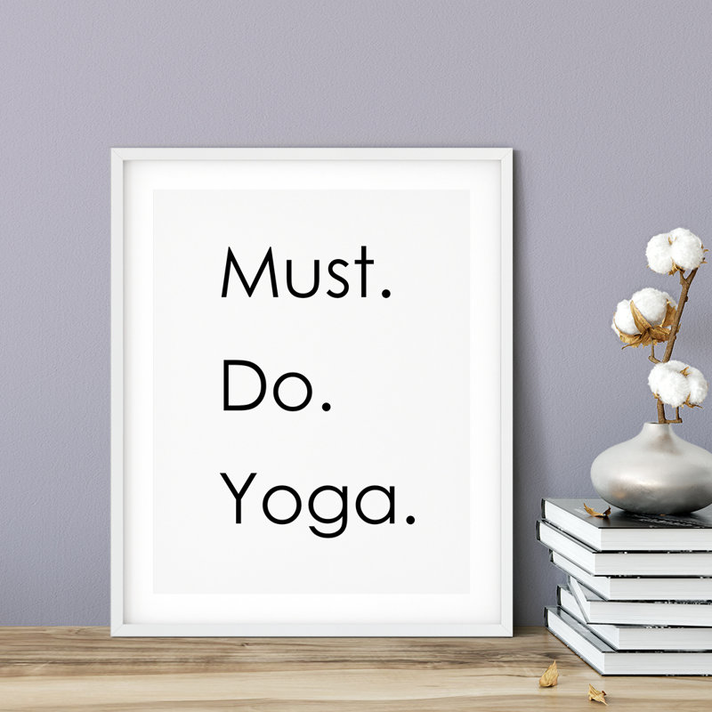 Décoration murale Must Must Yoga, H 7 po x l 5 po x P 0,01 po