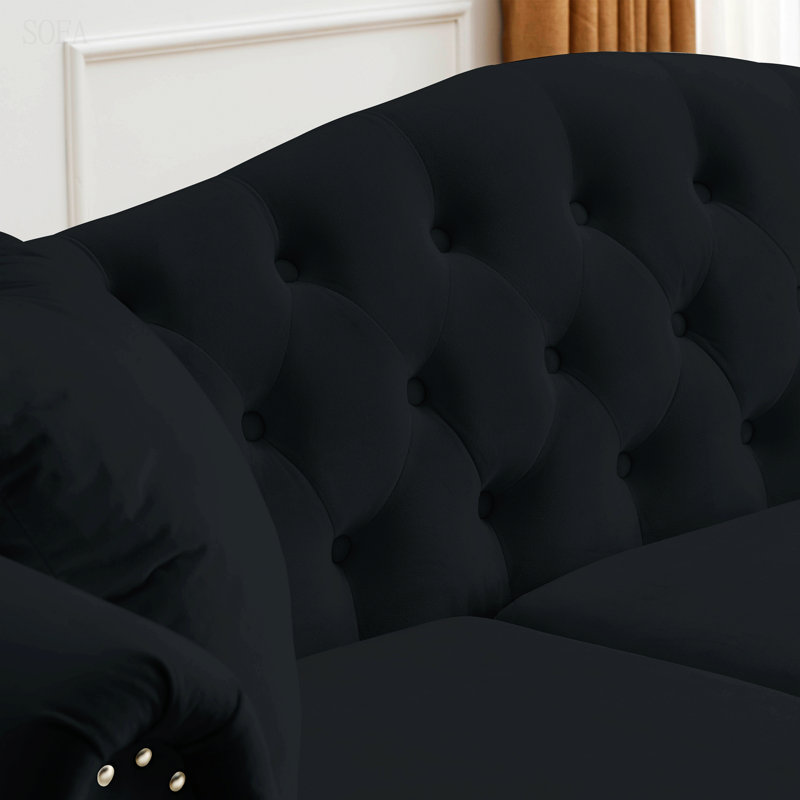 79.01'' Velvet Sofa