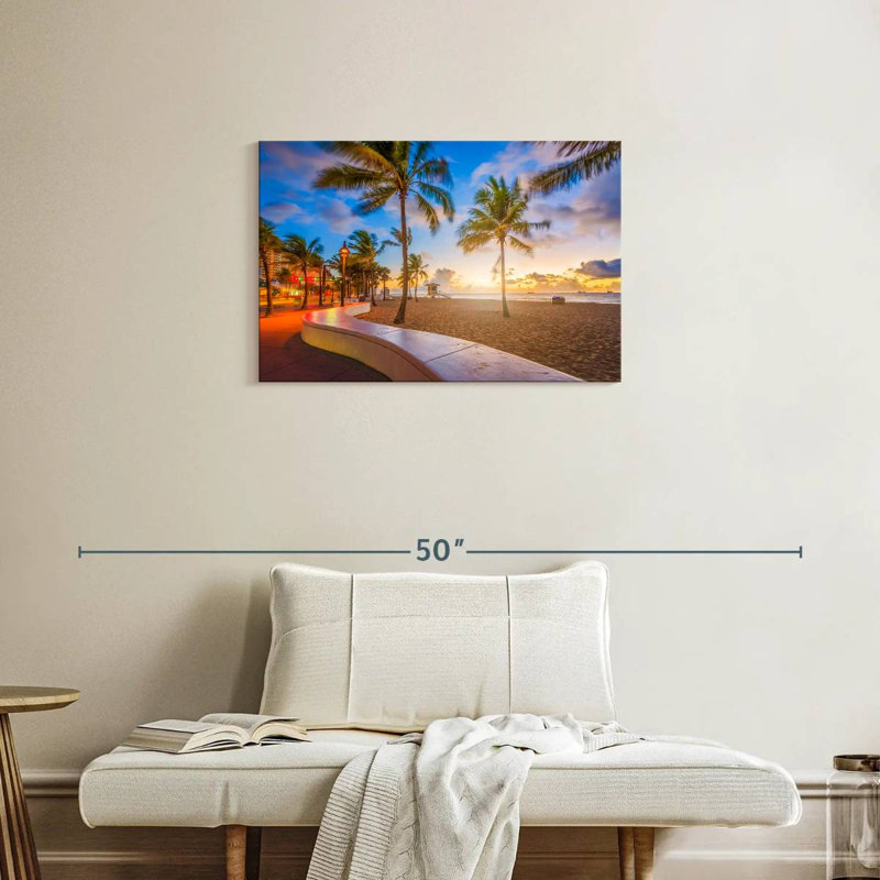 Gillard Florida Beach Twilight, 20" H x 30" W