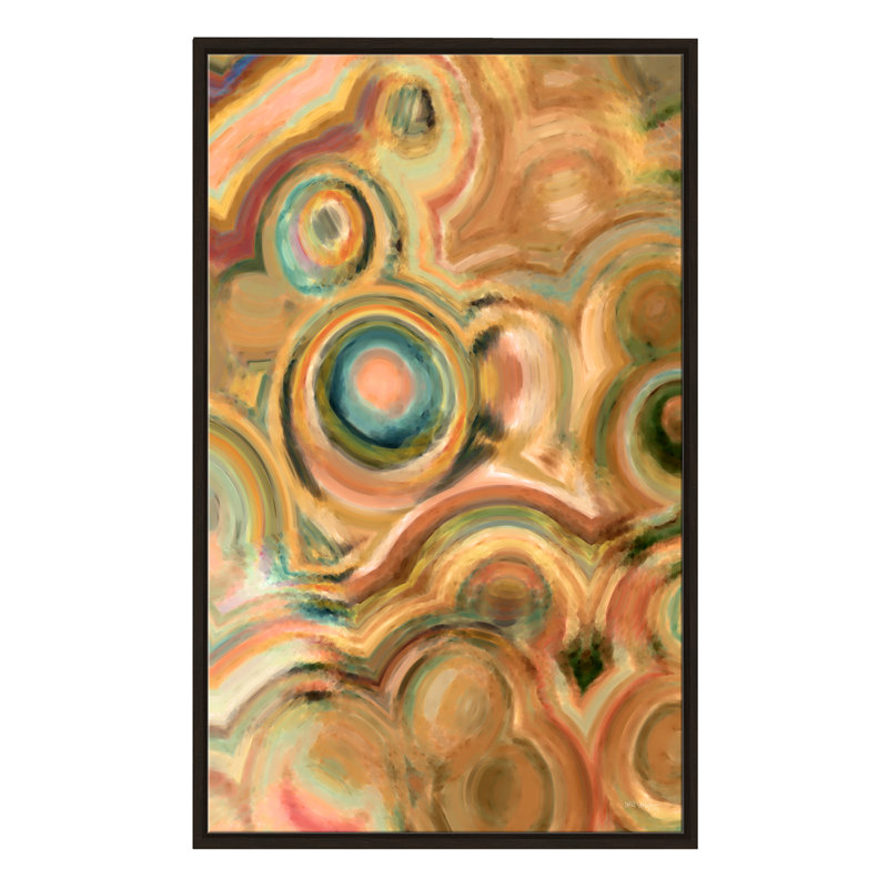 « dieu is capable », reproduction d’impression sur toile, H 33,5 po x l 21,5 po x P 2 po, Cadre flottant espresso