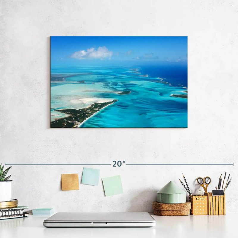 Gillard, Bahamas, îles paradisiaques, H 8 po x l 12 po