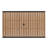Abdikadir 30" x 48" Faux Teak Patio Table, 4 Chairs and 9FT Patio Umbrella with Base-1457315976