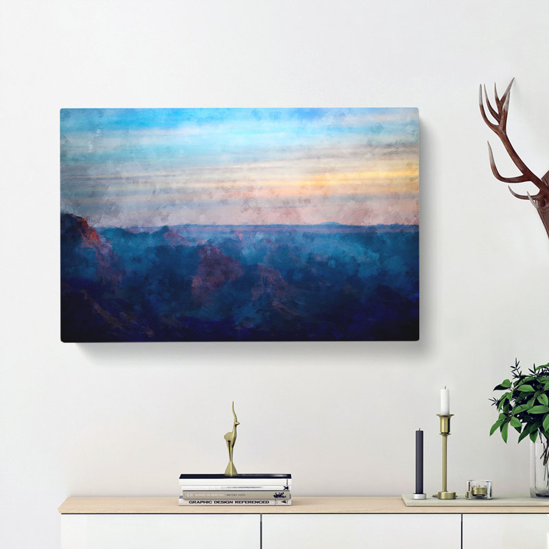 Ocean Wide - Wrapped Canvas Painting, 35cm H x 50cm W x 3cm D