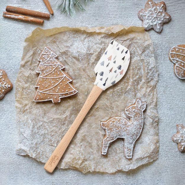 Spatulart® Nordic Trees Wood Handled Spatula