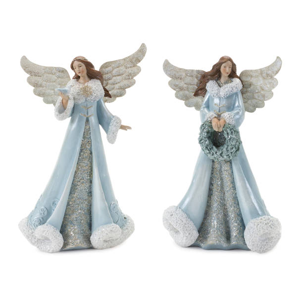 The Holiday Aisle® Garden Angel Trellis Christmas Figurine & Reviews ...