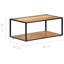Millard Floor Shelf Coffee Table
