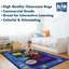 Tapis de classe KidCarpet.com Formes et alphabet, rectangle de 2,29 m x 3,66 m-113405846
