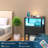 Modern LED Nightstand With Charging Station & Adjustable Fabric Drawer-1795125387