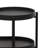 Minimalist Design Two-Tier Side Table with Adjustable Foot Pads