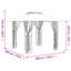 Mertie 3m x 3m Steel Party Tent