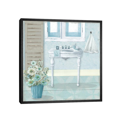 Teal Sink I 1 Piece Painting on Canvas