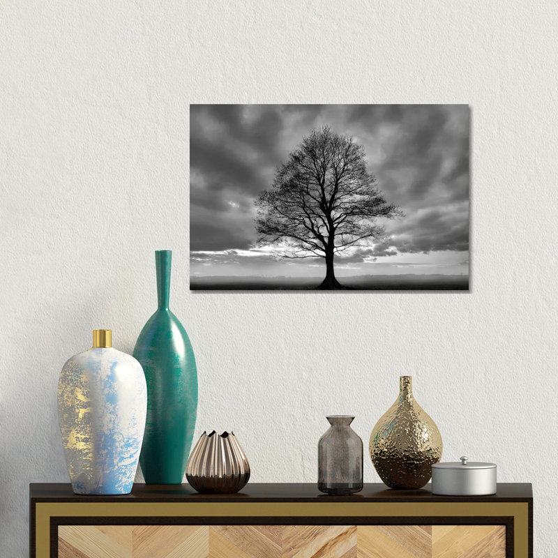 Grand arbre - Estampe numérique sur toile tendue avec châssis, H 12 po x l 18 po