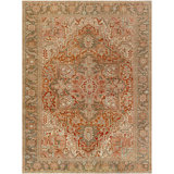 Antique One Of A Kind One-of-a-Kind 9'3" X 12'5" Hand Knotted Area Rug