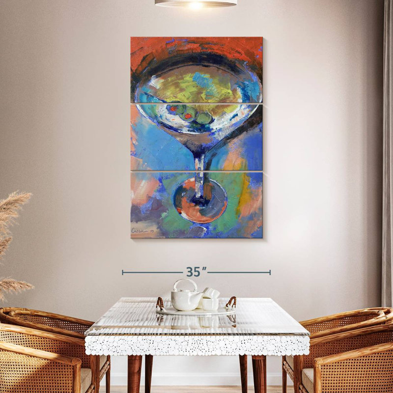 Yarlin Bar Martini, 50" H x 32" W