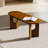 47.2" W Solid Wood Retro Bench