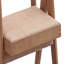 Chaise d'appoint en rotin et finition naturelle