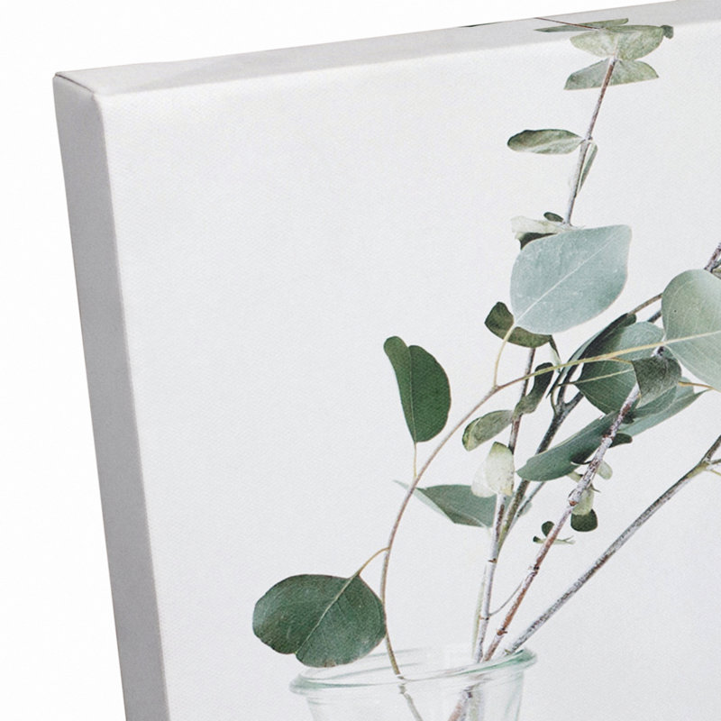 «Eucalyptus Leaves the Simple Things», reproduction d'art sur toile non encadrée