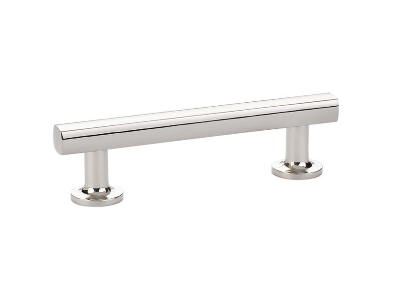 Trinity Bar Pull, Polished Nickel Lifetime, 4"