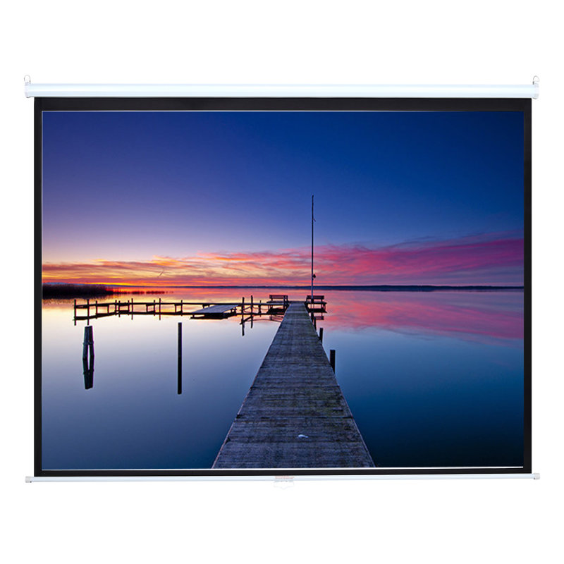 17 Stories Manual Projector Screen Projector Screen, 110cm H x 153cm W