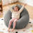 Beanbag Chair , Living Room Furniture Sofa with Soft Micro Fiber Cover, Round Fluffy Couch for Bedroom College Dorm - Grey-481301746