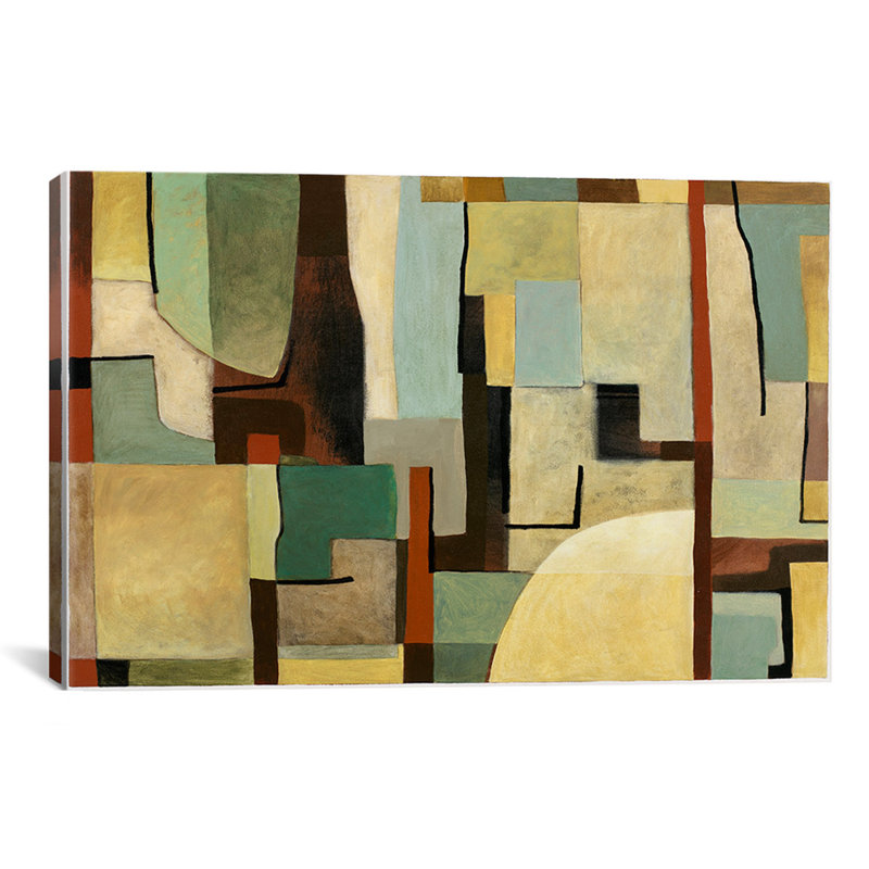 "i93" par pablo esteban, reproduction d’art sur toile, H 26 po x l 40 po x P 1,5 po, Pas de tapis, Toile tendue