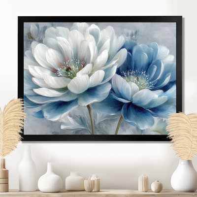 «Beautiful Peony Meadows In England - Pe pivoines», impression sur toile à motif floral blanc