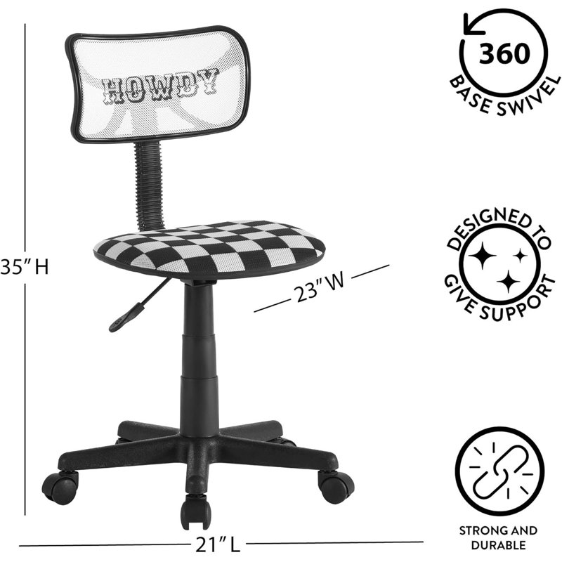  Chaise de bureau pivotante Howdy