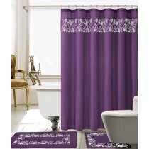 Hookless Striped Shower Curtain with Window and Liner on QVC 