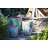 PLANTATOREM Pottery Tall Milano Cone Planters Set of 4 Aegean Green - Elegant Ceramic Design, Drainage Holes with Drip Pan, Long-Lasting for Indoor and Outdoor Use, Stylish D�cor for Home and Garden-1426151756