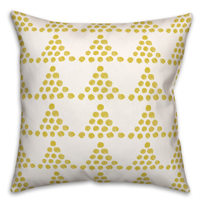 Polka Dots Outdoor Reversible Throw Pillow