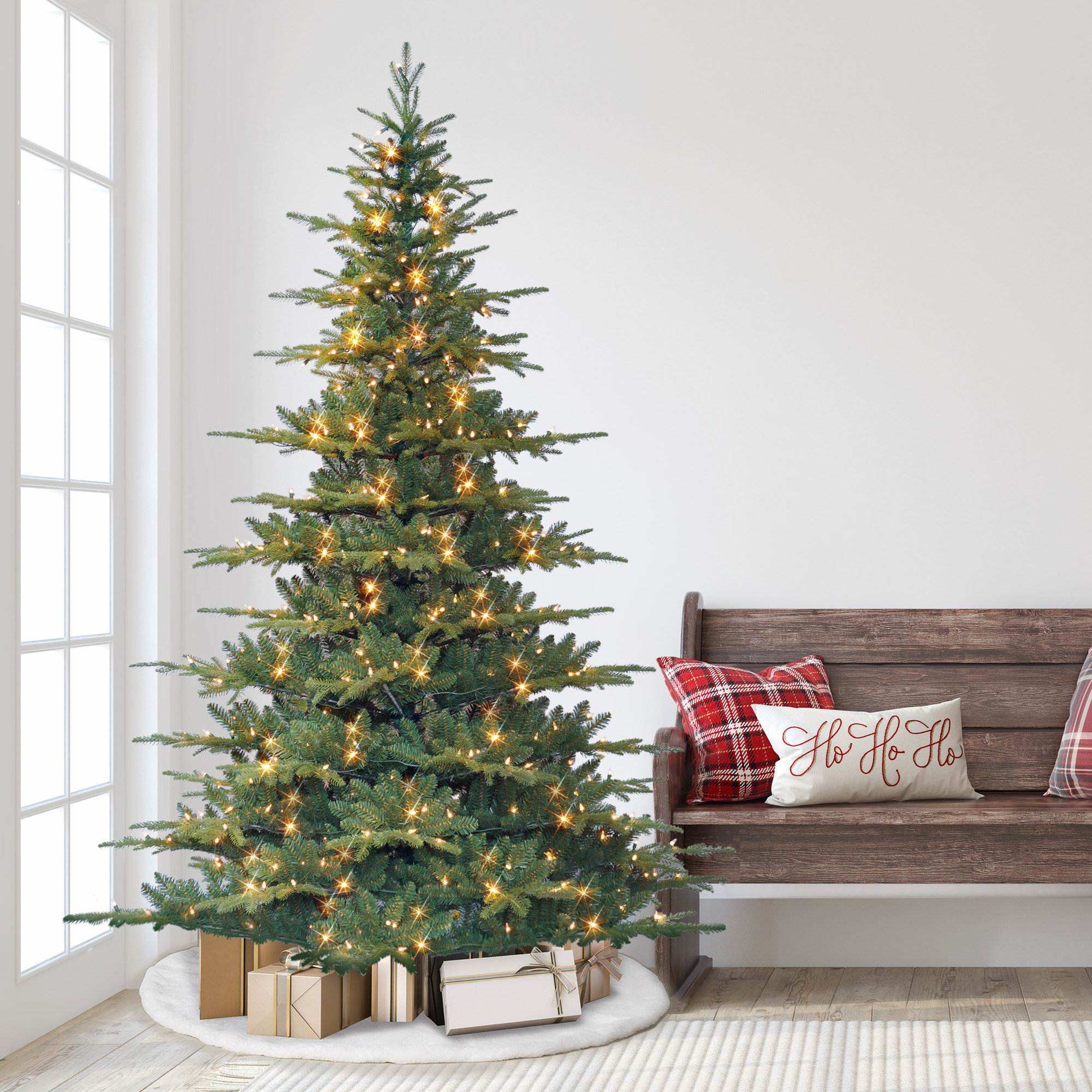 Gille Lighted Artificial Fir Christmas Tree