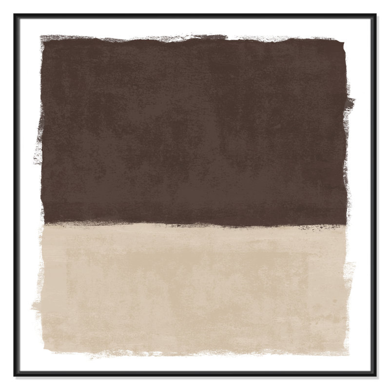 Brownie Sundae I - Square Vesrion Print by Natalie Carpentieri, 41.5" H x 41.5" W, Black