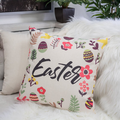  Easter Throw Pillow
