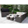 9 - Person Modular Patio Conversation Sets with Cushions