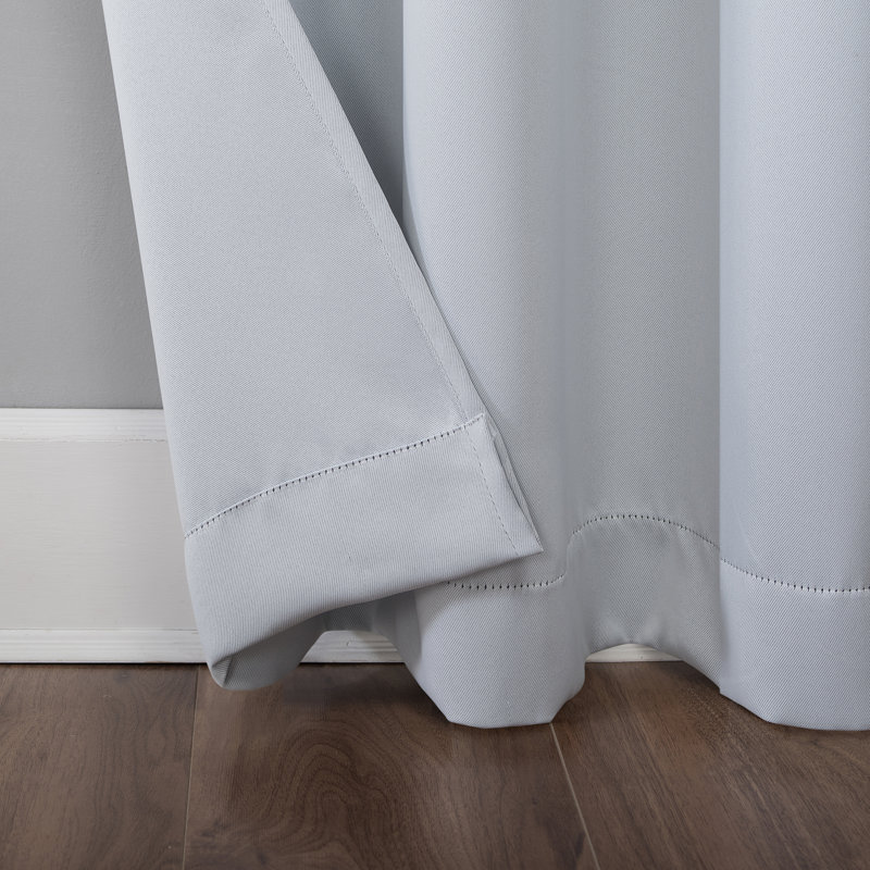 Wayfair Basics® Thermal Blackout Grommet Sliding Patio Door Curtain Panel, Dove White
