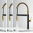 Edison Pro 20" H 1-handle Pull-Down 3-Function Sprayer Kitchen Faucet-93689083