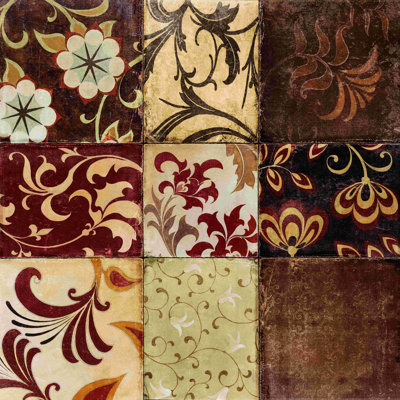 Carreaux rouges et noirs