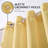 Solid Sheer Curtains for Living Room and Bedroom 110"W x 84"L Window Sheers Window Drapes-63855995