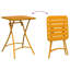 Bistro Table Folding Powder-coated Steel Outdoor Garden Furniture Patio-742286903