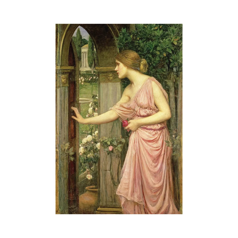 Psyche Entering Cupid's Garden, 1903 by John William Waterhouse - Painting on Canvas, Wrapped Canvas